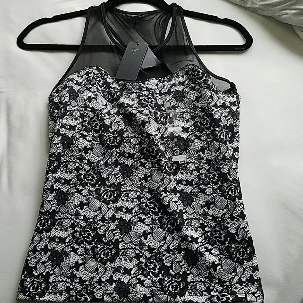 Guess, sleeveless shirt, tank top